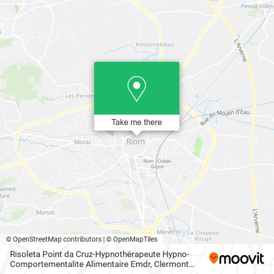 Risoleta Point da Cruz-Hypnothérapeute Hypno-Comportementalite Alimentaire Emdr map