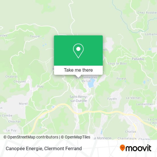 Canopée Energie map
