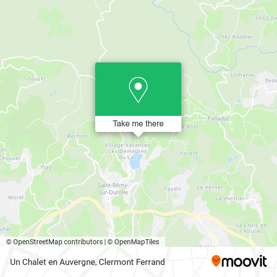 Un Chalet en Auvergne map