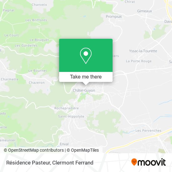 Résidence Pasteur map