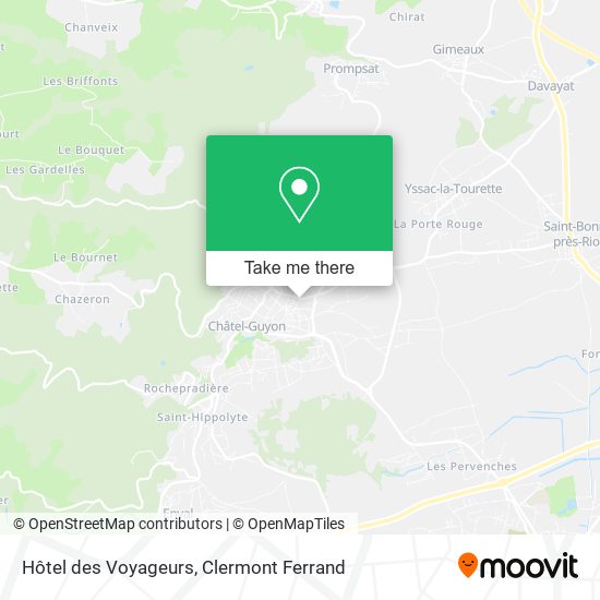 Hôtel des Voyageurs map