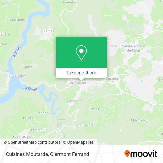 Cuisines Moutarde map