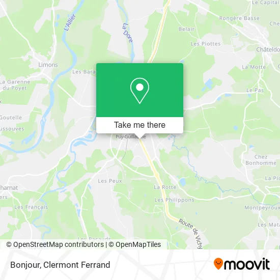 Bonjour map