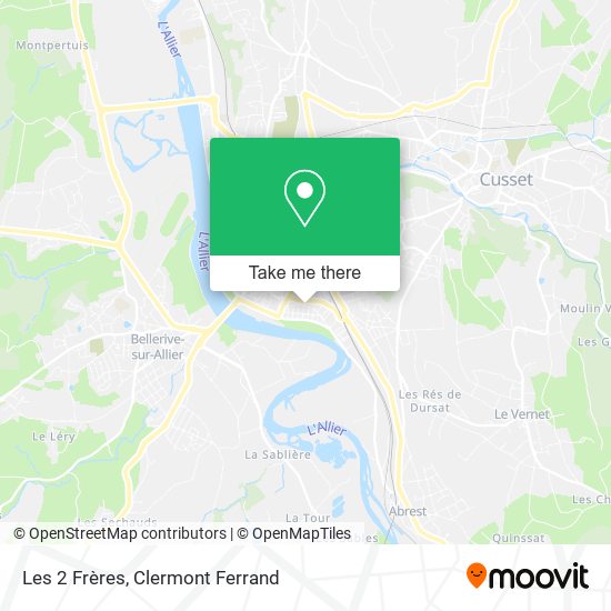 Les 2 Frères map