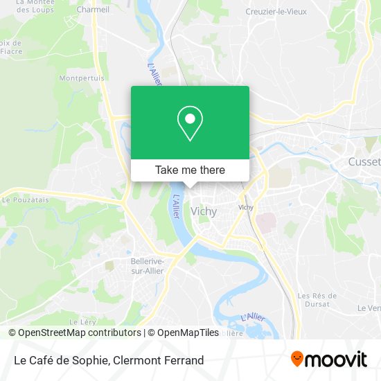 Le Café de Sophie map