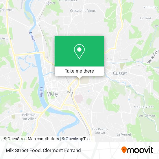 Mlk Street Food map