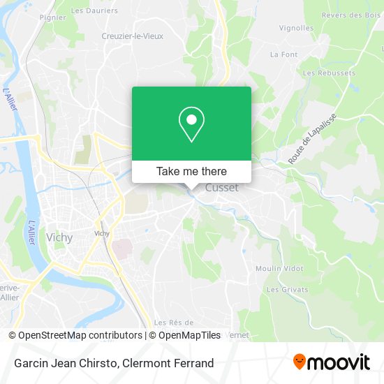 Garcin Jean Chirsto map