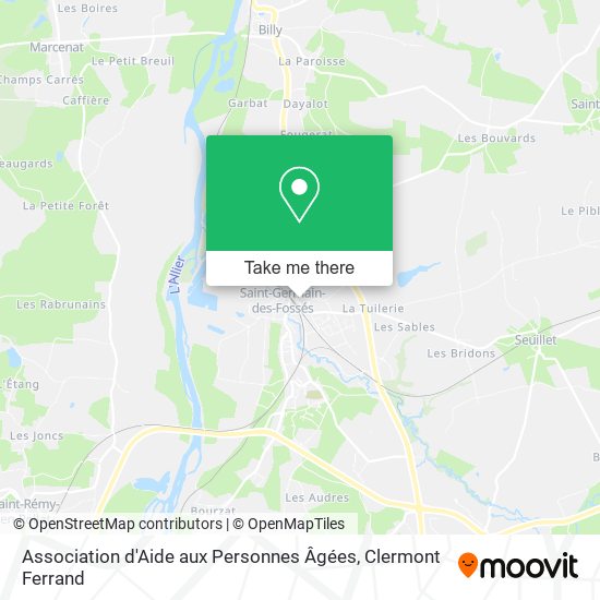 Association d'Aide aux Personnes Âgées map