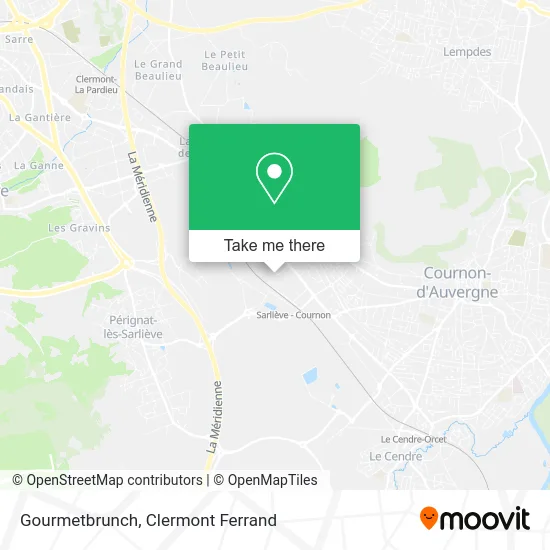 Gourmetbrunch map