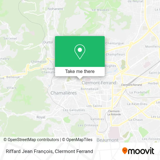 Riffard Jean François map
