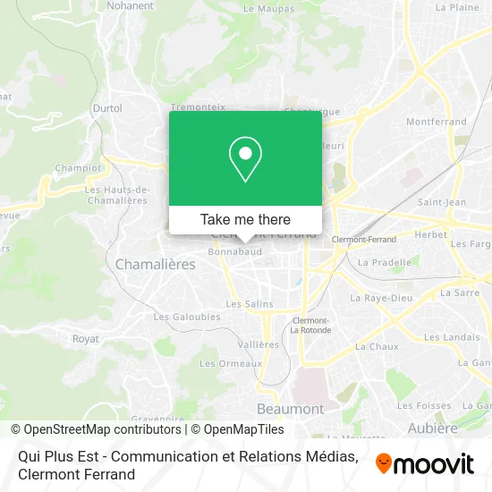 Qui Plus Est - Communication et Relations Médias map