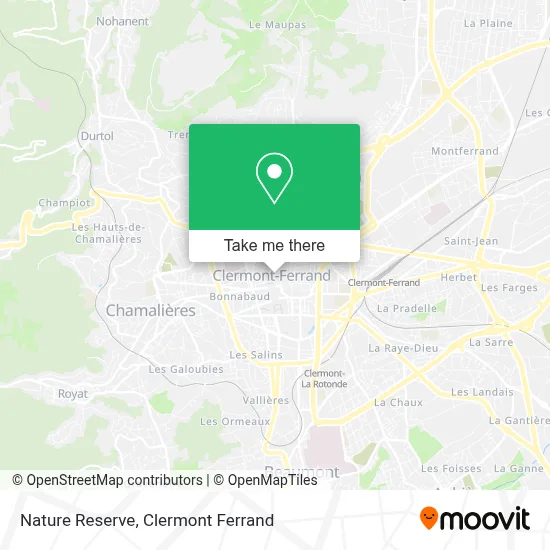 Réserve Naturelle map