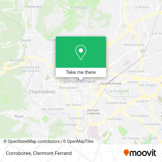Corroboree map