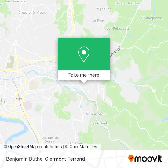 Benjamin Duthe map