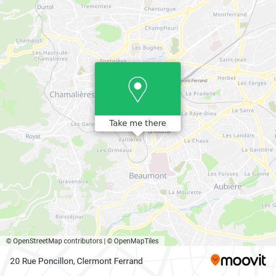 20 Rue Poncillon map
