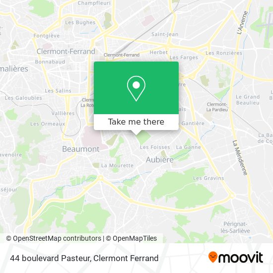 44 boulevard Pasteur map