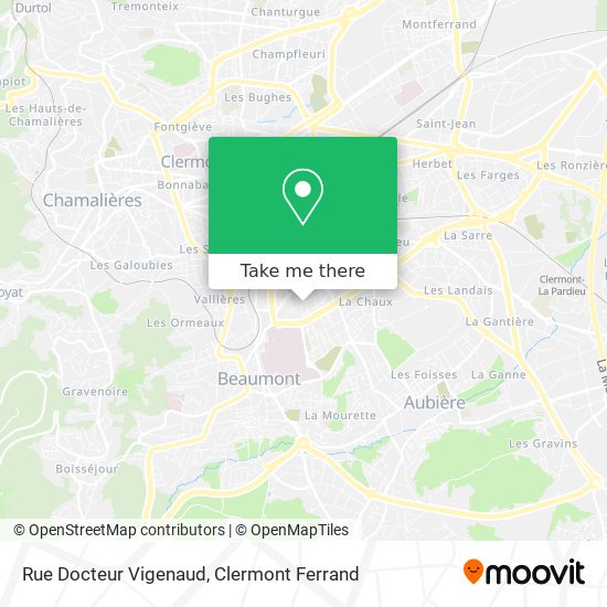 Rue Docteur Vigenaud map