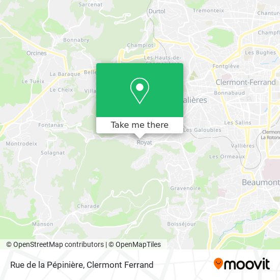 Rue de la Pépinière map