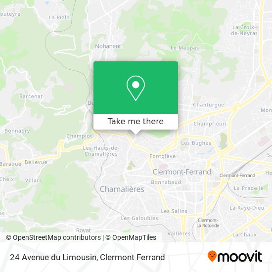 24 Avenue du Limousin map