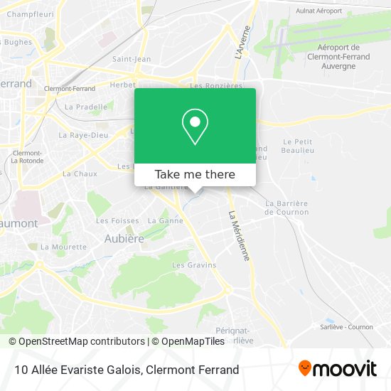 10 Allée Evariste Galois map