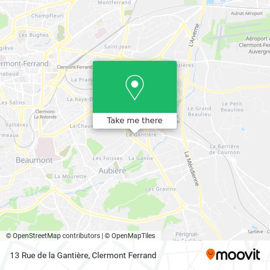 13 Rue de la Gantière map