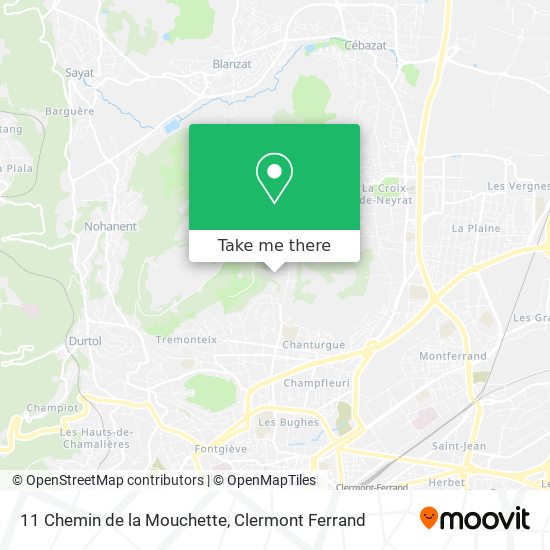 11 Chemin de la Mouchette map
