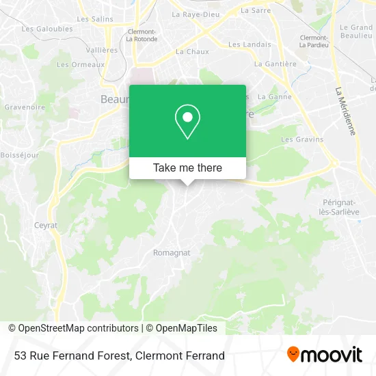 53 Rue Fernand Forest map