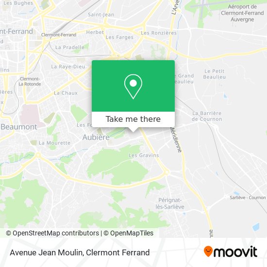 Avenue Jean Moulin map