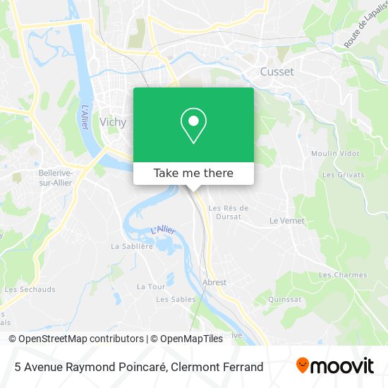 5 Avenue Raymond Poincaré map