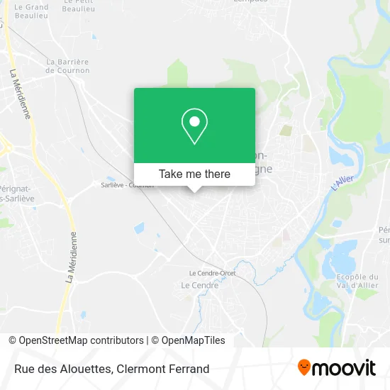 Rue des Alouettes map