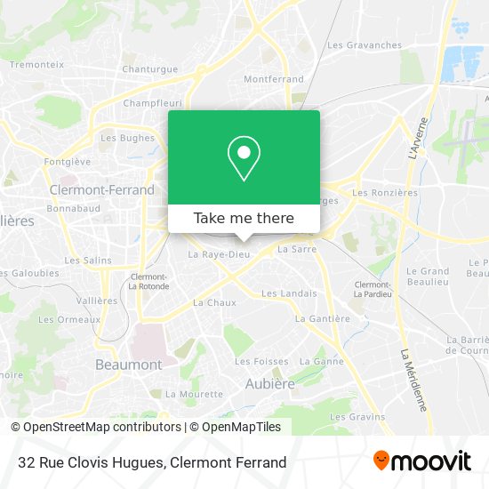 32 Rue Clovis Hugues map
