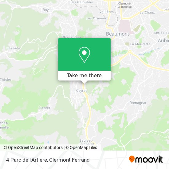 4 Parc de l'Artière map