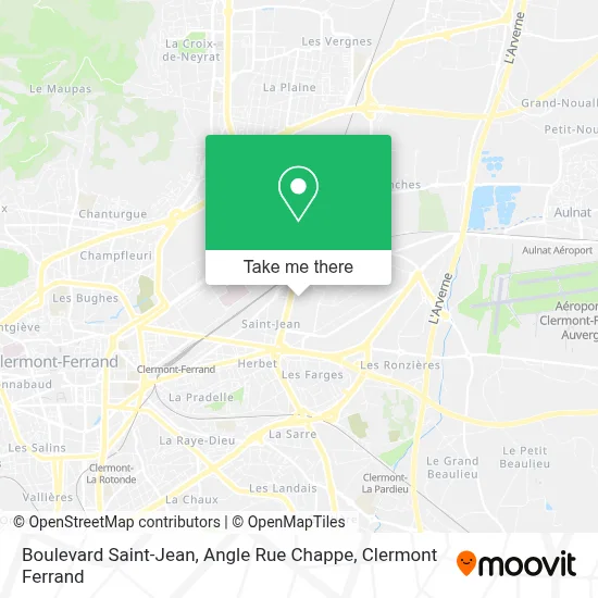 Boulevard Saint-Jean, Angle Rue Chappe map