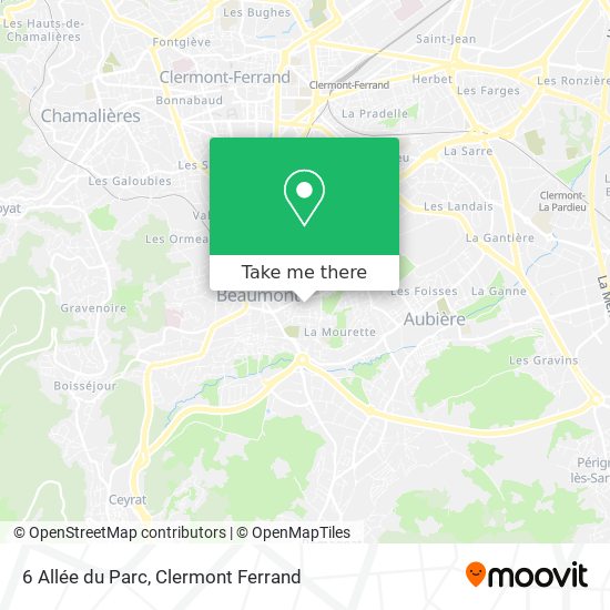 6 Allée du Parc map