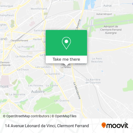 14 Avenue Léonard de Vinci map