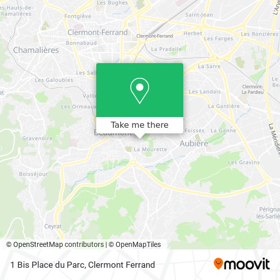 1 Bis Place du Parc map