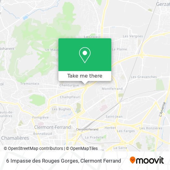 6 Impasse des Rouges Gorges map