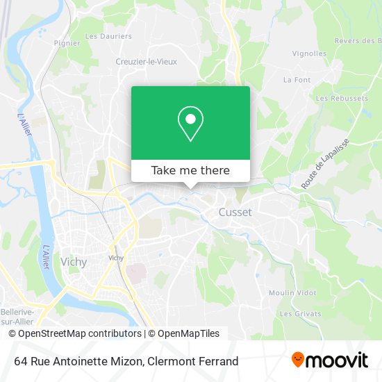 64 Rue Antoinette Mizon map
