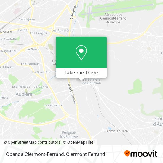 Opanda Clermont-Ferrand map