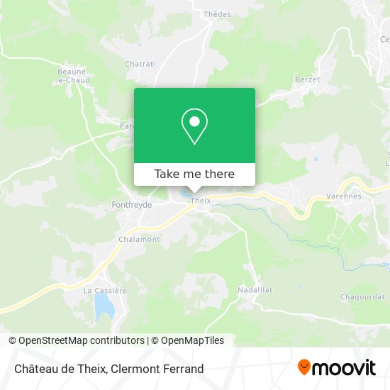Château de Theix map