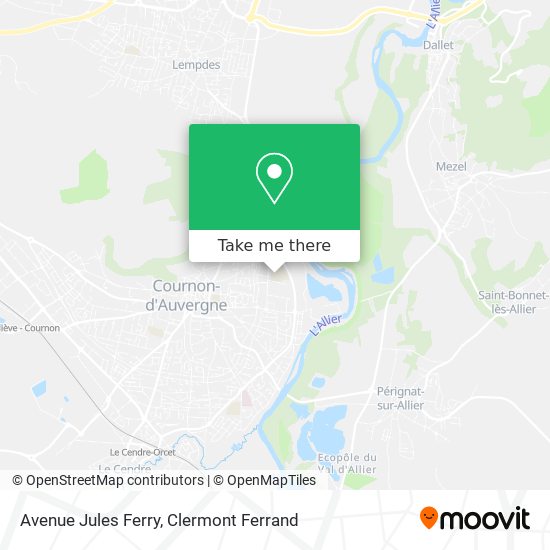 Avenue Jules Ferry map