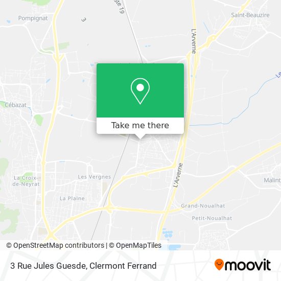 3 Rue Jules Guesde map