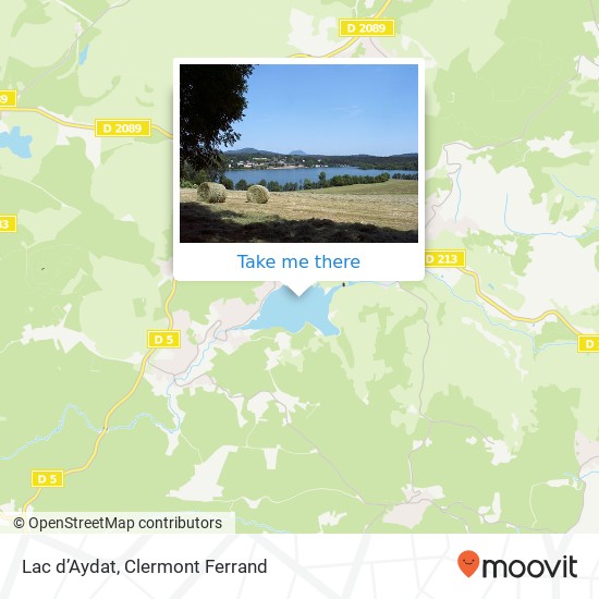 Lac d’Aydat map