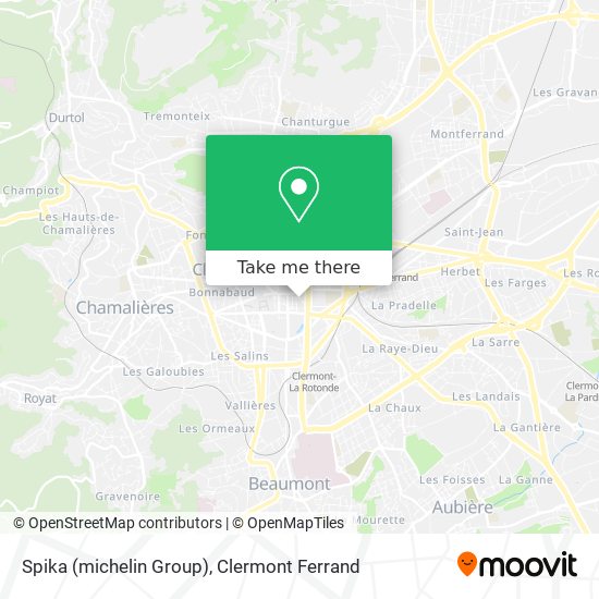 Spika (michelin Group) map