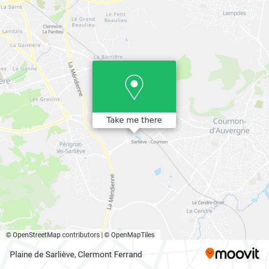 Plaine de Sarliève map