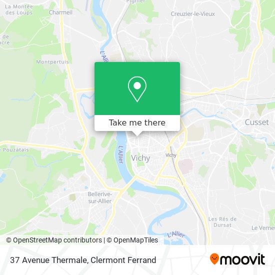 37 Avenue Thermale map