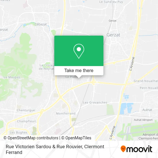 Rue Victorien Sardou & Rue Rouvier map