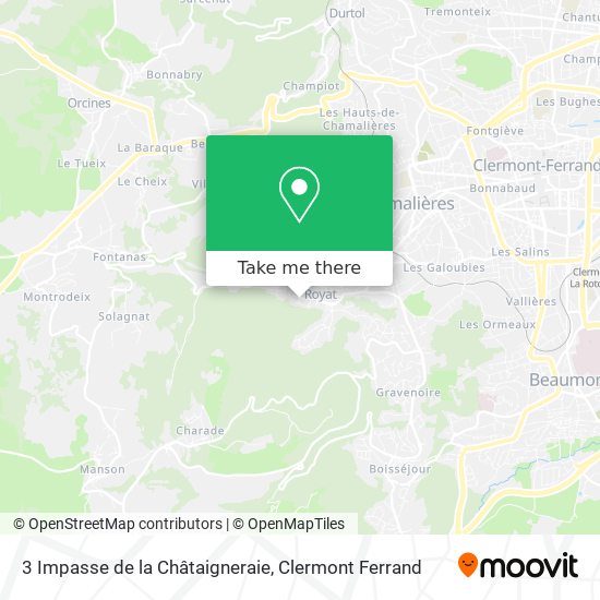 3 Impasse de la Châtaigneraie map
