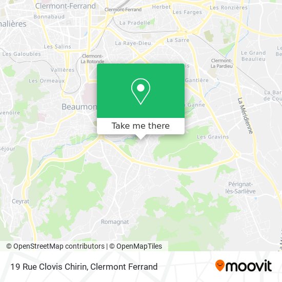 19 Rue Clovis Chirin map
