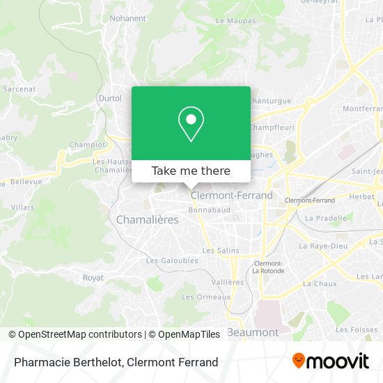 Pharmacie Berthelot map